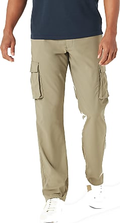 Comaba Mens Cargo Work Drawstring Twill Fabric Beam Foot Trousers 