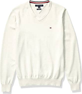 Tommy Hilfiger Black V-Neck Soft Cotton Sweater NWT
