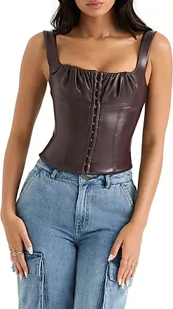 House Of CB Chicca Square Neck Corset Top - ShopStyle  Corsets and  bustiers, Corset top, Tomboy style outfits