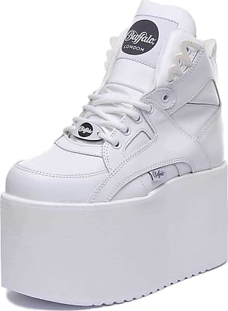 buffalo shoes white platform