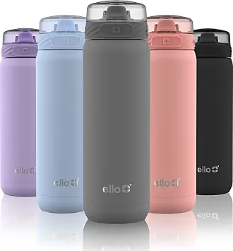 Ello Cooper Stainless-Steel Water Bottle, 22 oz, Black