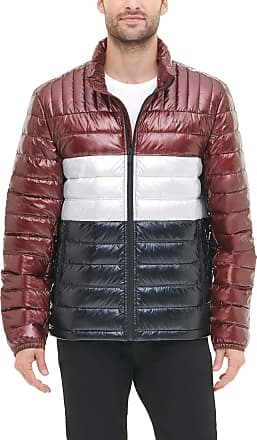 DKNY mens Quilted Velvet Ultra Loft Puffer Jacket