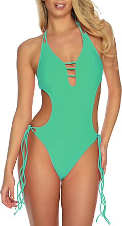 Temptation monokini Green Farfetch Women Sport & Swimwear Swimwear Monokinis 