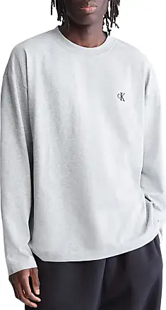  Calvin Klein Mens Relaxed Fit Monogram Logo Crewneck T-Shirt