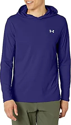 Under Armour Hoodie Mens Small Loose Relaxed Fit Blue Pullover Sweatshirt  Logo