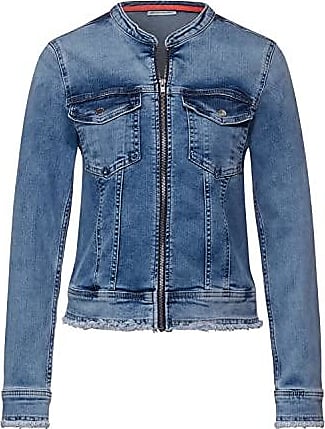 Damen Bekleidung Jacken Jeansjacken und Denimjacken adidas Originals Denim Jeansjacke/-mantel in Blau 