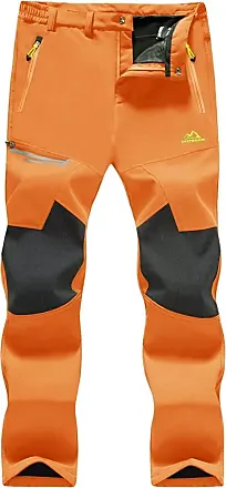 MAGCOMSEN Men's Winter Pants Ski Snow Hiking Pants Water Resistant  Softshell Outdoor Pants