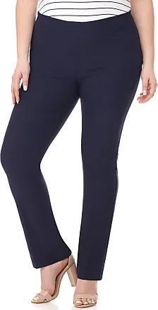 Rekucci Women's Smart Stretch Desk to Dinner Straight Leg Pant w/Zipper  Closure, Navy, 14 Tall : : Clothing, Shoes & Accessories