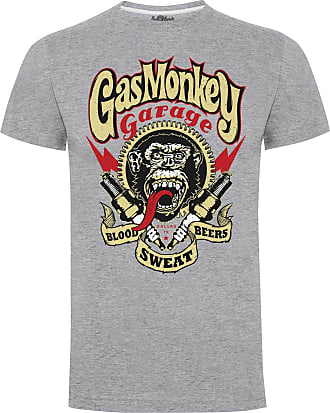 Gas Monkey Garage Officially Licensed Spark Plugs T-Shirt Camiseta T Shirt GMG 100/% Oficial