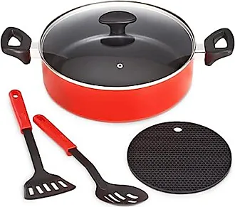 Bella 17-Pc. Cookware Set - Red