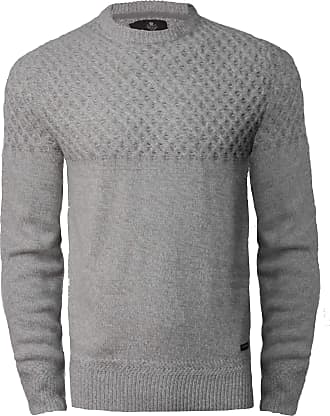 Grey Quarter Zip Neck Cotton Medium Knit Threadbare Julain Jumper