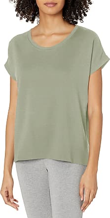 Danskin Womens Dolman Sleeve Cocoon T-Shirt, Desert Sage, X-Large
