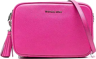 Michael Kors Ginny Pink Leather Camera Bag