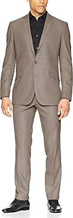 Reaction Kenneth Cole Mens Charcoal Pin Dot Slim-Fit Suit Separates Jacket 36 Short