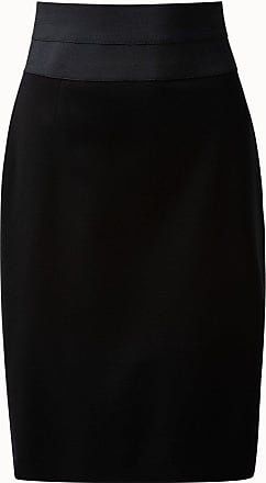 Mujer Ropa de Faldas de Minifaldas Minifalda De Jersey Techno Con Logo de Dolce & Gabbana de color Negro 