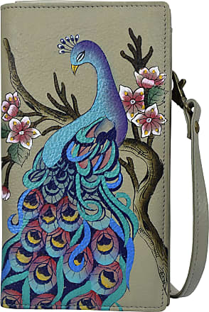 Anna by Anuschka Dragonfly Glass Hand-Painted Leather Wallet, Best Price  and Reviews