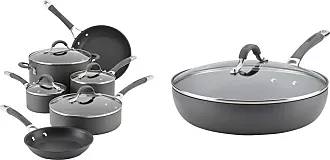 Circulon Radiance Hard Anodized Nonstick Deep Frying Pan with Lid