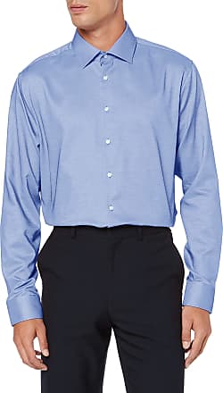 Seidensticker Herren Business Hemd Tailored Fit 100/% Baumwolle Langarm B/ügelfreies schmales Hemd mit Kent-Kragen