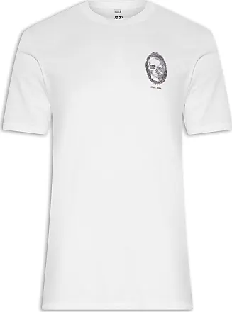 Camiseta John John Masculina Regular Half Logo Branca - Branco