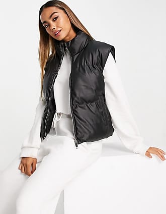 Womens Clothing Jackets Waistcoats and gilets Brave Soul Bexley Padded Vest in White 