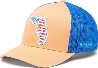 Lids Columbia PFG Hooks Snapback Hat - Orange/White