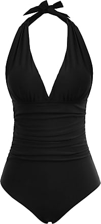 Black Halter Neck Swimming Costumes: 204 Products & up to −75% | Stylight