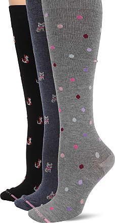 Pinstripe Varsity Stripe Compression Socks Sockshosiery Dr Motion Womens 3-Pack Dots