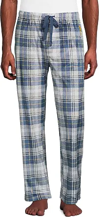 New Mens Flannel Fleece Pajama Pant Lounge Pants Gray Strips XL