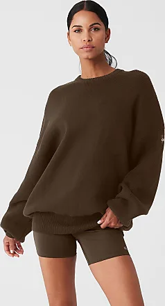 Alo Yoga Women’s Hoodie Sweatshirt Orange Cotton/Spandex Full Zip Size Small