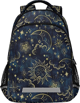ALAZA Yellow Sunflower Floral Bee Backpack Daypack College School Travel Shoulder Bag 