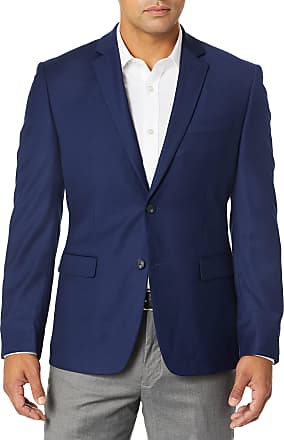 Perry Ellis Slim Sport Fit Water Resistant Sportcoat Bay Blue Mens Size 42R New 