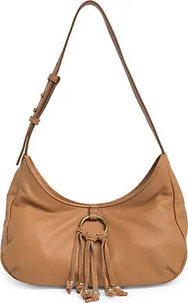 Lucky Brand Ojai Half Moon Shoulder Bag Hobo Purse Brown Leather Distressed  | eBay