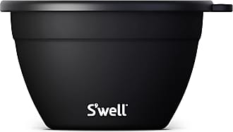 S'well Onyx Salad Bowl Kit, 64oz, Black