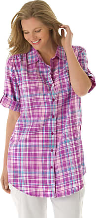large check blue or brown. county pink Ladies Countryman check shirts 