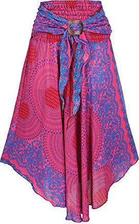 Damen Bekleidung Röcke Mittellange Röcke Siyu Synthetik Midi-Rock in Pink 