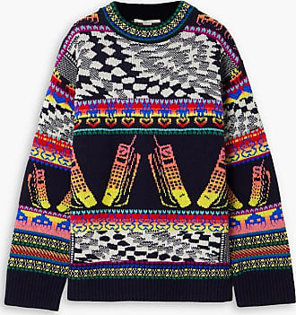 MAGDA BUTRYM Jacquard-knit wool-blend sweater