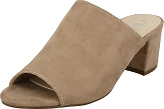Ladies Anne Michelle Chunky Heel Mule 'Sandals'