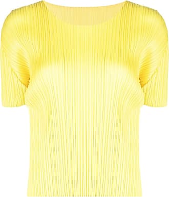 Pleats Please Issey Miyake Alley plissé-effect Midi Dress - Yellow