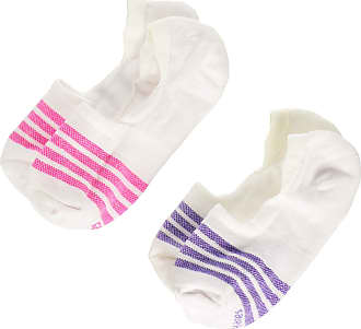 Hanes Womens Ultimate Lightweight Invisible Liner with Vent Sock 4-Pack, White Assorted, Shoe Size: 5-9