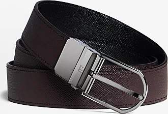Syga Belt Men's Alphabet Leather Belt Stylist Belt Smooth Buckle