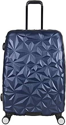 Navy Aimee Kestenberg Womens Parker 20 Jacquard Polyester Expandable 4-Wheel Spinner Carry-on Luggage