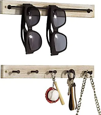 MyGift Wall Mounted Industrial Black Metal Vertical Hat and Coat Rack with 3 Adjustable Arm Hooks, Entryway Organizer Coat Hooks, Set of 2
