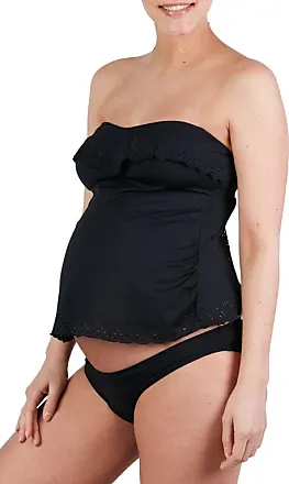 Calvin Klein BLACK MORSE STRIPE Twist-Front One-Piece Swimsuit, US