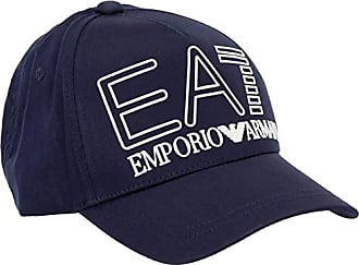 Casquette à logo imprimé Coton Emporio Armani pour homme en coloris Bleu Homme Chapeaux Chapeaux Emporio Armani 