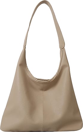 NICOLE&DORIS Flowers Handbag for Women Top Handle Bags PU Leather Messenger  Bag Fashion Shoulder Bag Tote Satchel Ladies Crossbody Bag Khaki