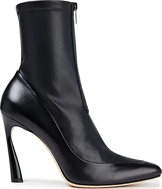 Sammy Studded Cut Out Ankle Boots in Black
