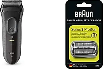 Braun Electric Shaver Head Replacement Part 92B Black, Compatible with  Series 9 Electric Razors for Men 