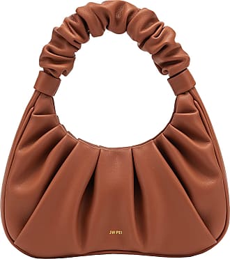 Fashion Shoulder Bag - Beige Canvas - JW PEI
