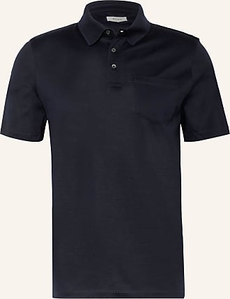 Breuninger Herren Kleidung Tops & Shirts Shirts Poloshirts Jersey-Poloshirt Luca schwarz 