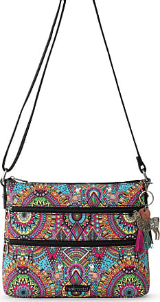 Sakroots Foldover One World Sienna Crossbody Bag